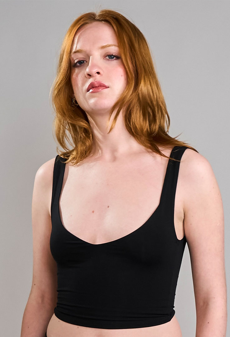 Tiefen Ausschnitt Top Mit Ausschnitt ASOS DESIGN – Neckholder