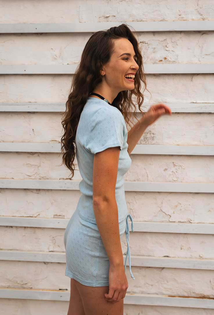 Lani Button Tee