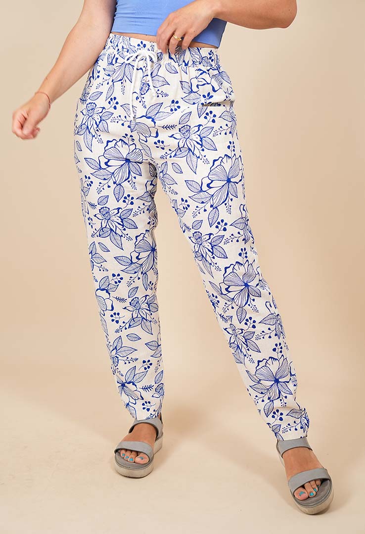 "Botanical Breeze" Leine-Hose