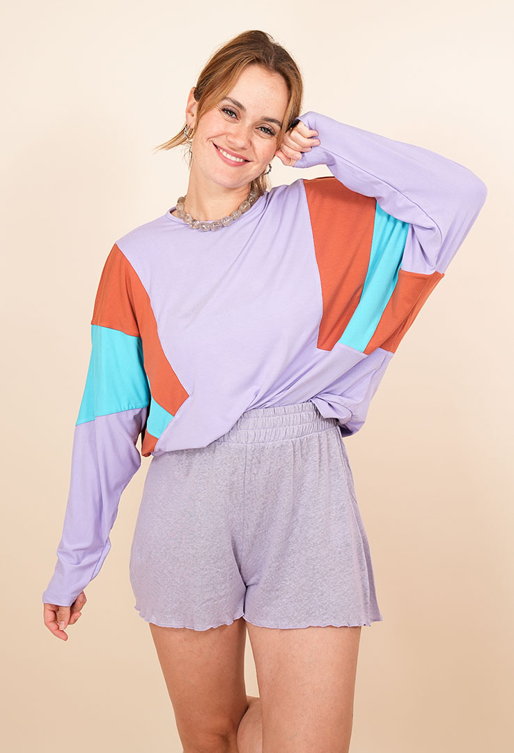"Color Clash" Longsleeve
