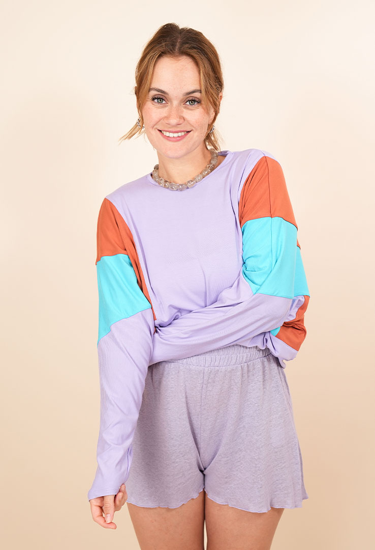 "Color Clash" Longsleeve