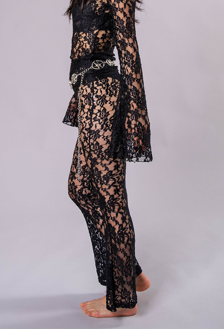 Lace Flare Pants