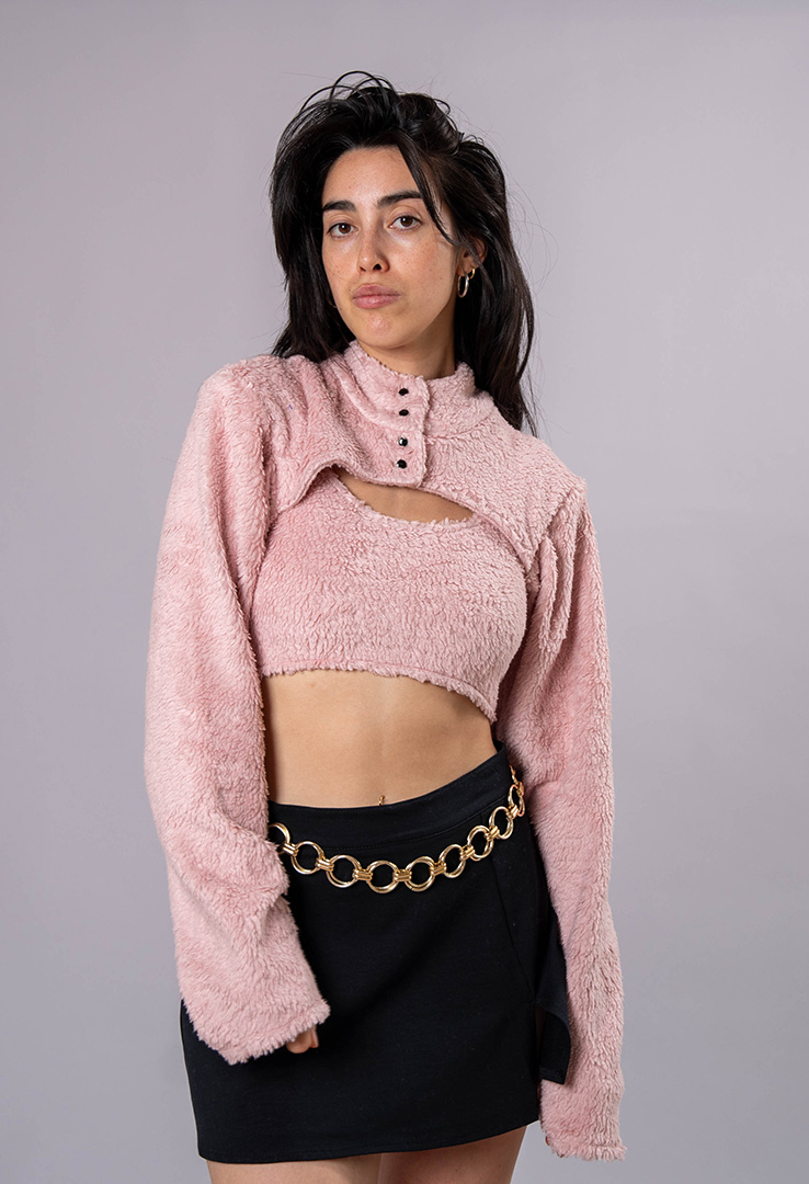 Fuzz Crop Sweater