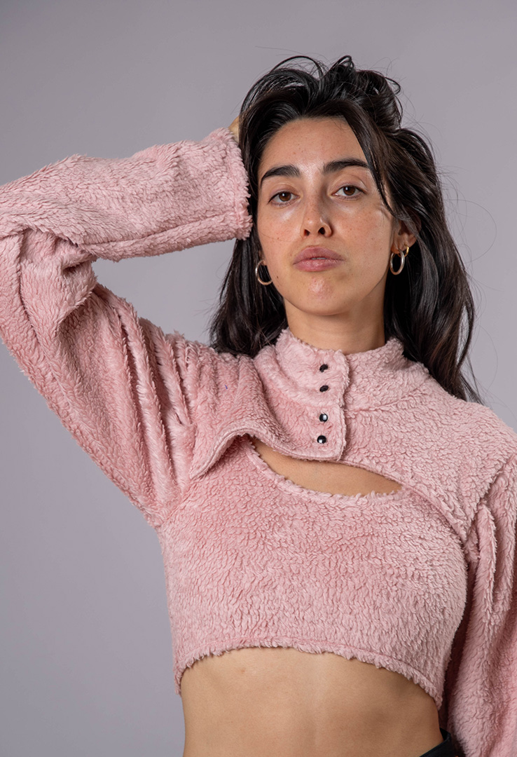 Fuzz Crop Sweater