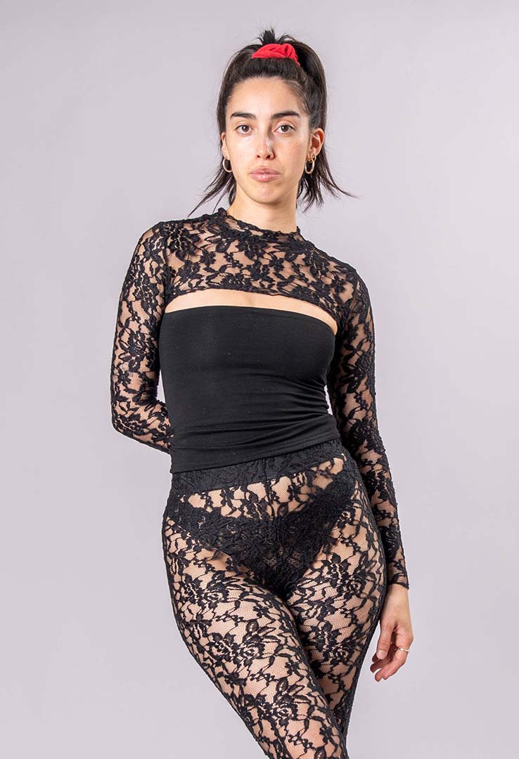 Lace Clash Longsleeve