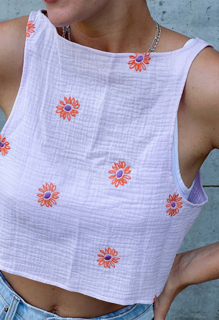 "The Bow Edit"  Vest- Top