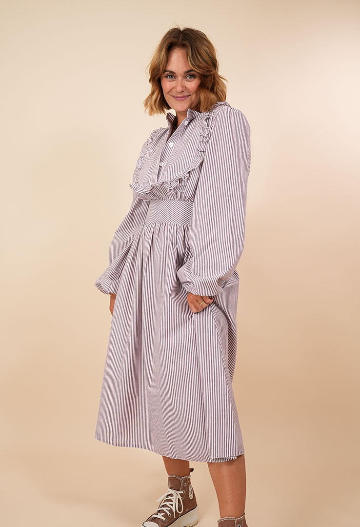 "Sunday Ruffle" Baumwollkleid