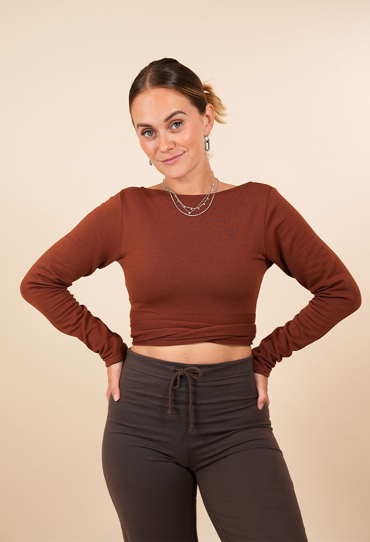 Longsleeve " Cozy Wrap"