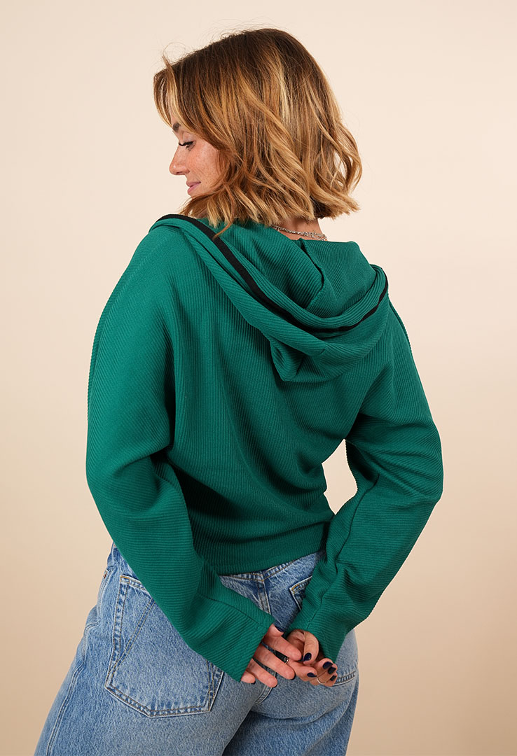 "Urban Ease" Baumwollstrick-Jacke