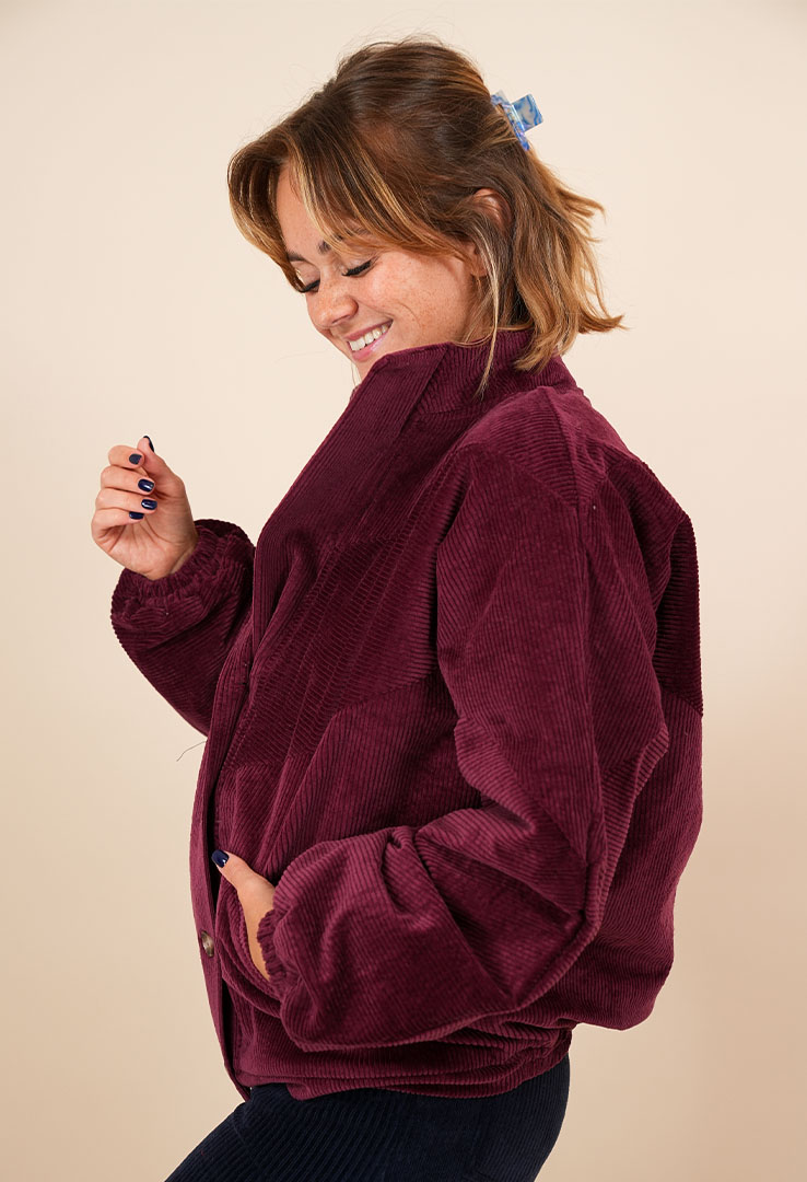 "Wild Berry" Cordjacke