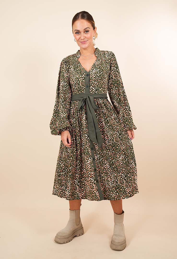 "Autumn Bloom“ Midikleid