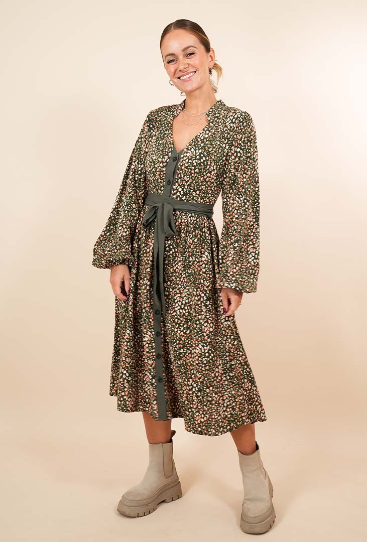 "Autumn Bloom“ Midikleid