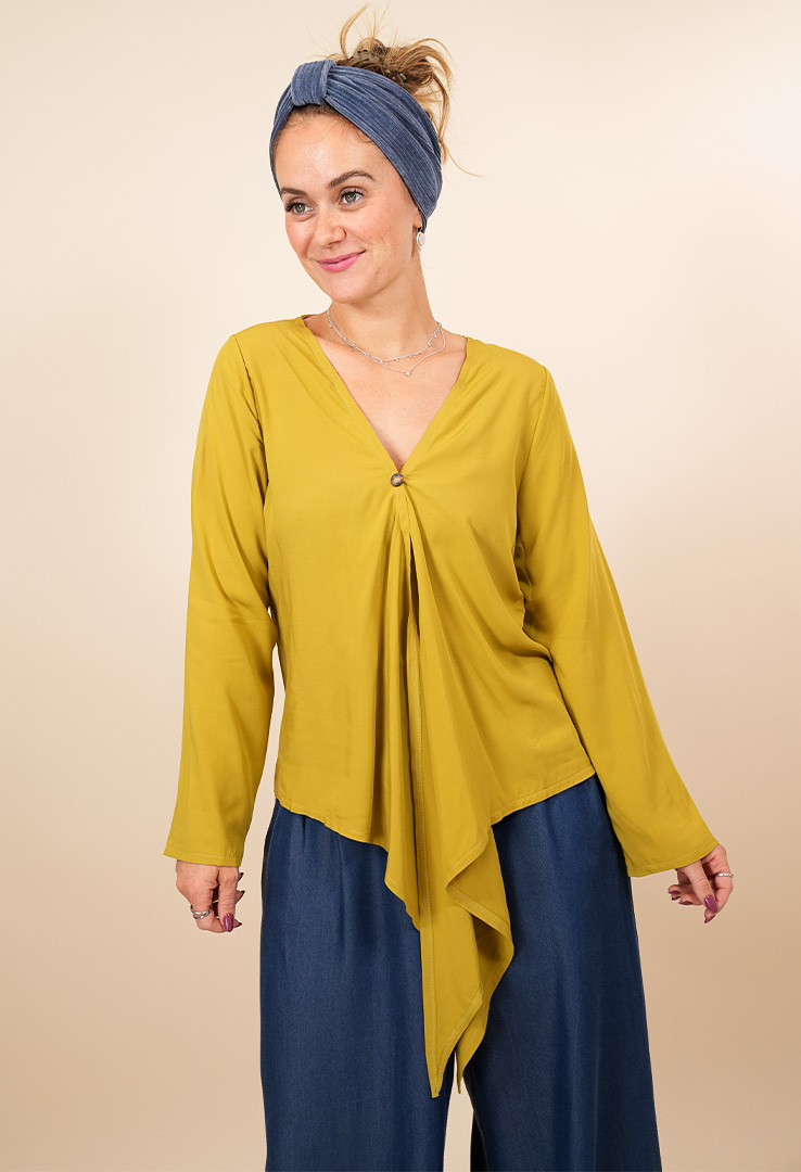 "Wrap ’n Flow" Viskosebluse 