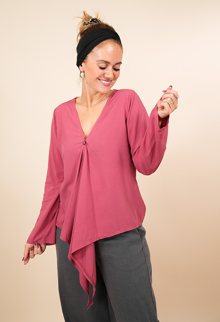 "Wrap ’n Flow" Viskosebluse 