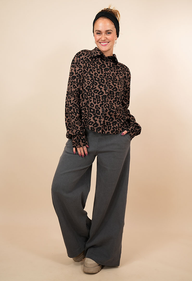 "Leo Bow" Viskose Bluse