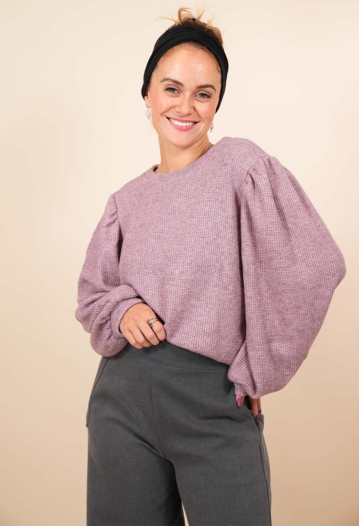 "Cozy Puff Dreams" Pullover