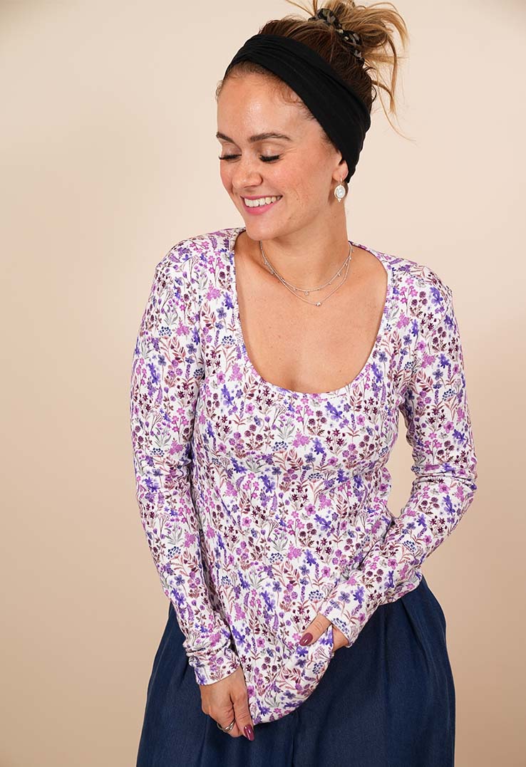 "Blue Blossom" Longsleeve