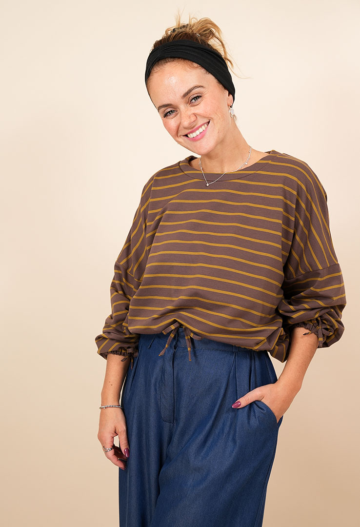 Cozy "Sail Away" Streifen-Sweater