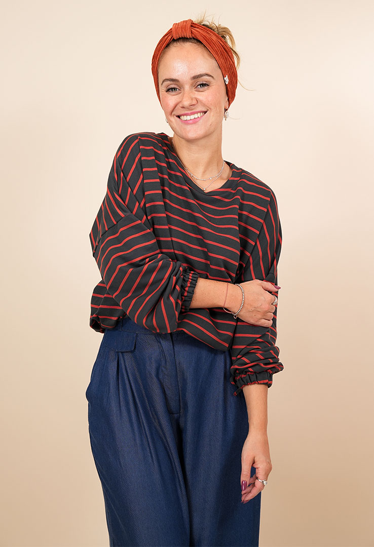 Cozy "Sail Away" Streifen-Sweater