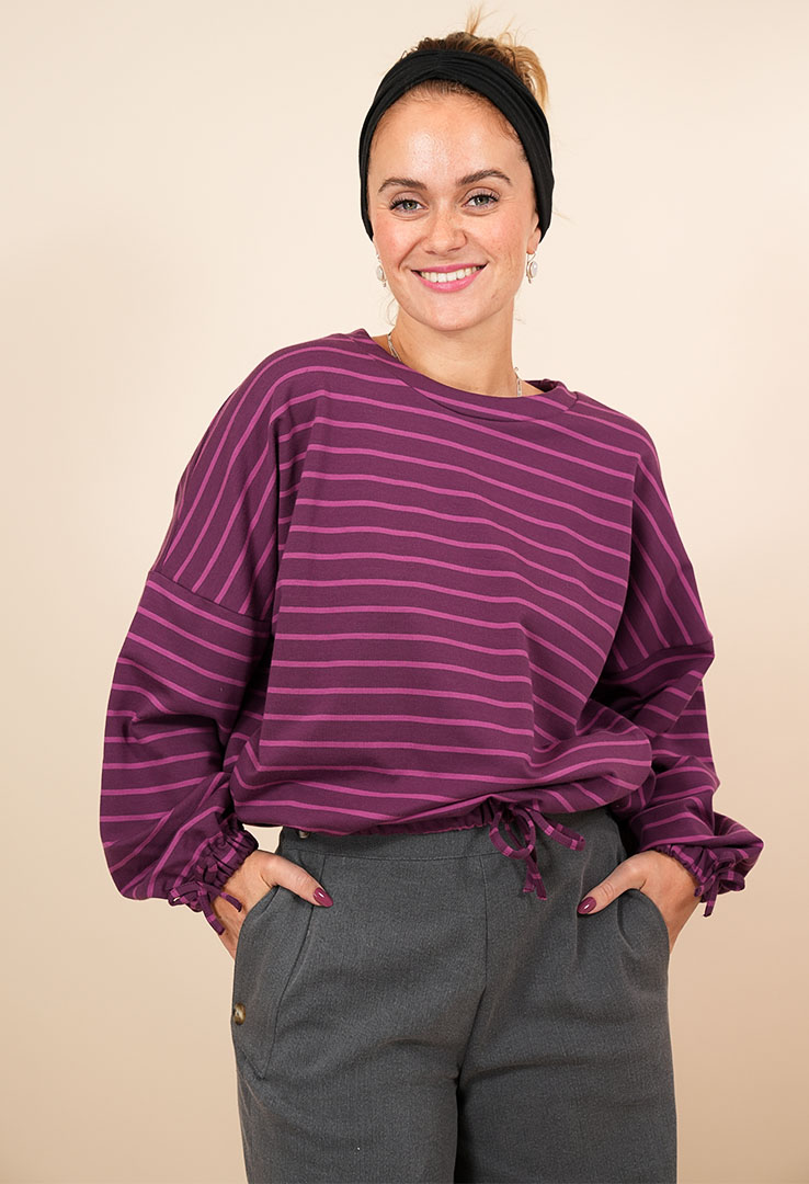 Cozy "Sail Away" Streifen-Sweater