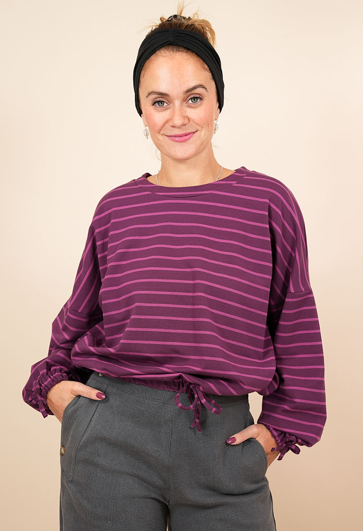 Cozy "Sail Away" Streifen-Sweater