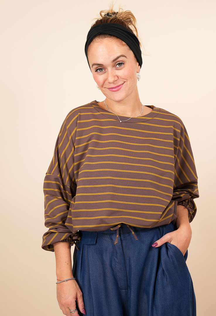 Cozy "Sail Away" Streifen-Sweater