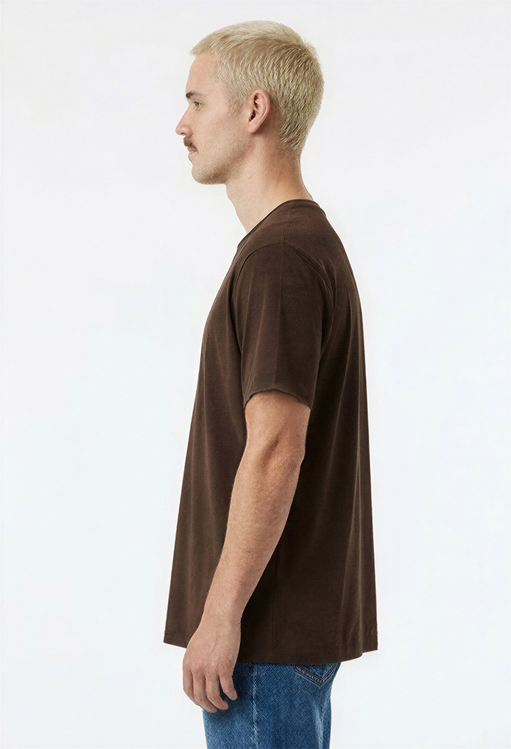 nachhaltiges Männer Basic-T-Shirt aus Baumwolle und Modal