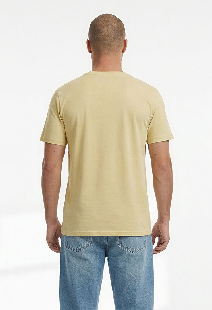 nachhaltiges Männer Basic-T-Shirt aus Baumwolle und Modal