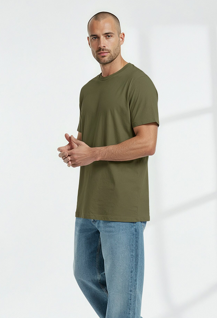 nachhaltiges Basic Unisex T-Shirt aus Baumwolle