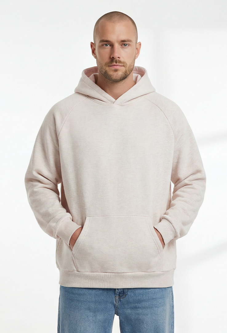 Basic Raglan Kapuzen Sweater Unisex