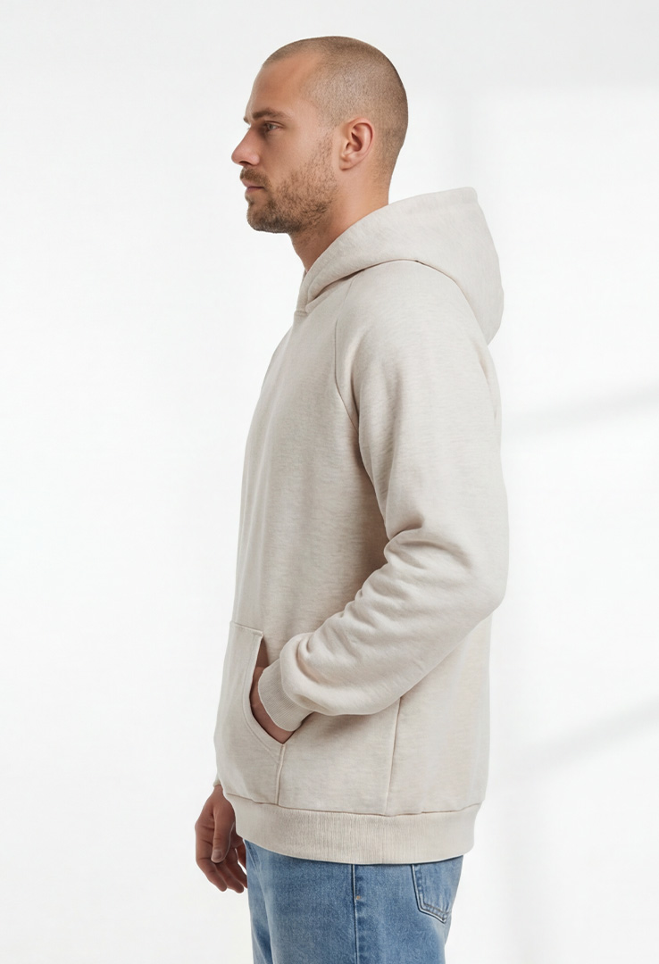 Basic Raglan Kapuzen Sweater Unisex