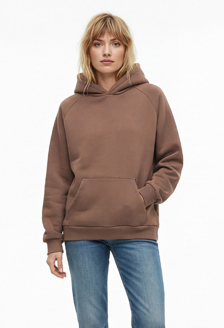 Basic Raglan Kapuzen Sweater Unisex