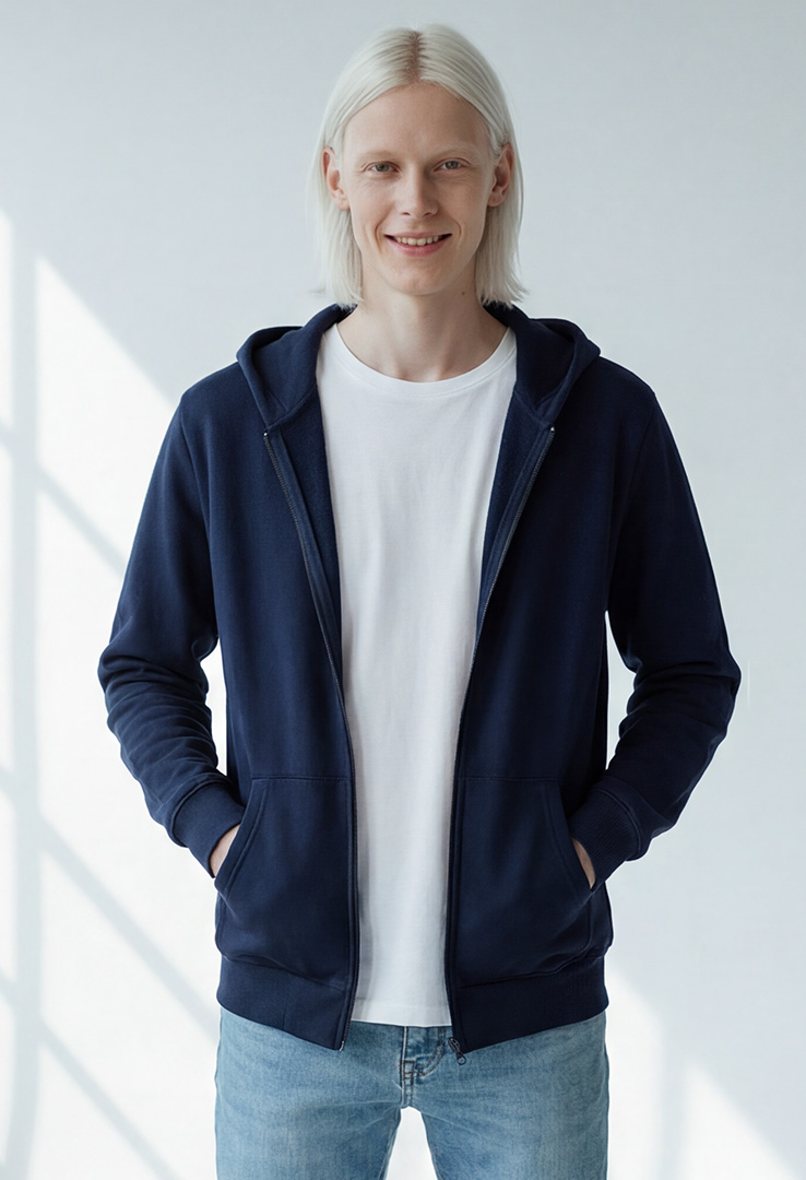 Unisex Kapuzen Sweatjacke