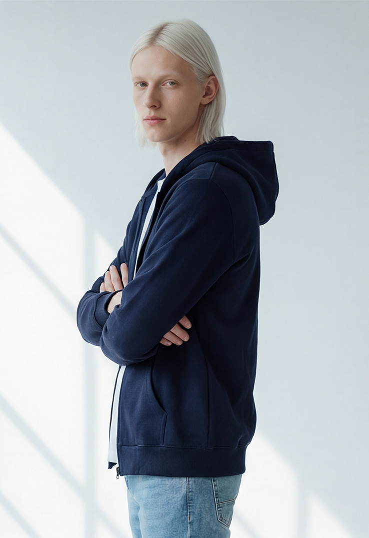 Unisex Kapuzen Sweatjacke