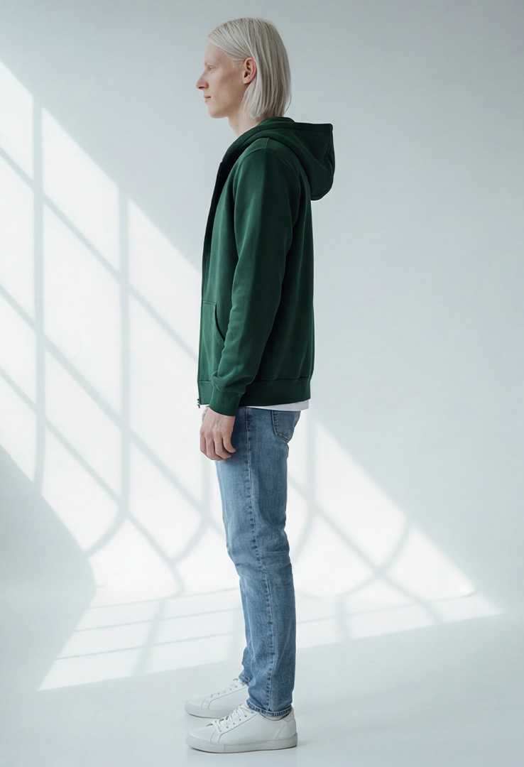 Unisex Kapuzen Sweatjacke