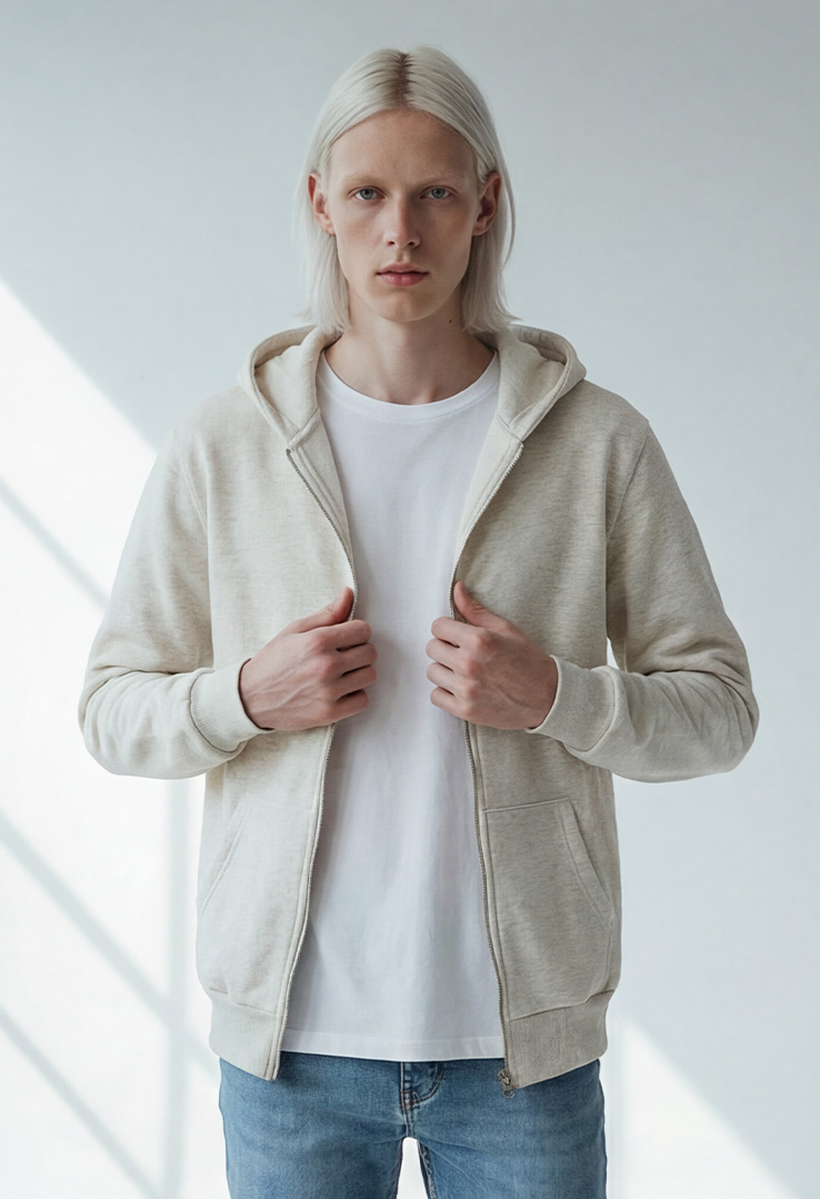 Unisex Kapuzen Sweatjacke