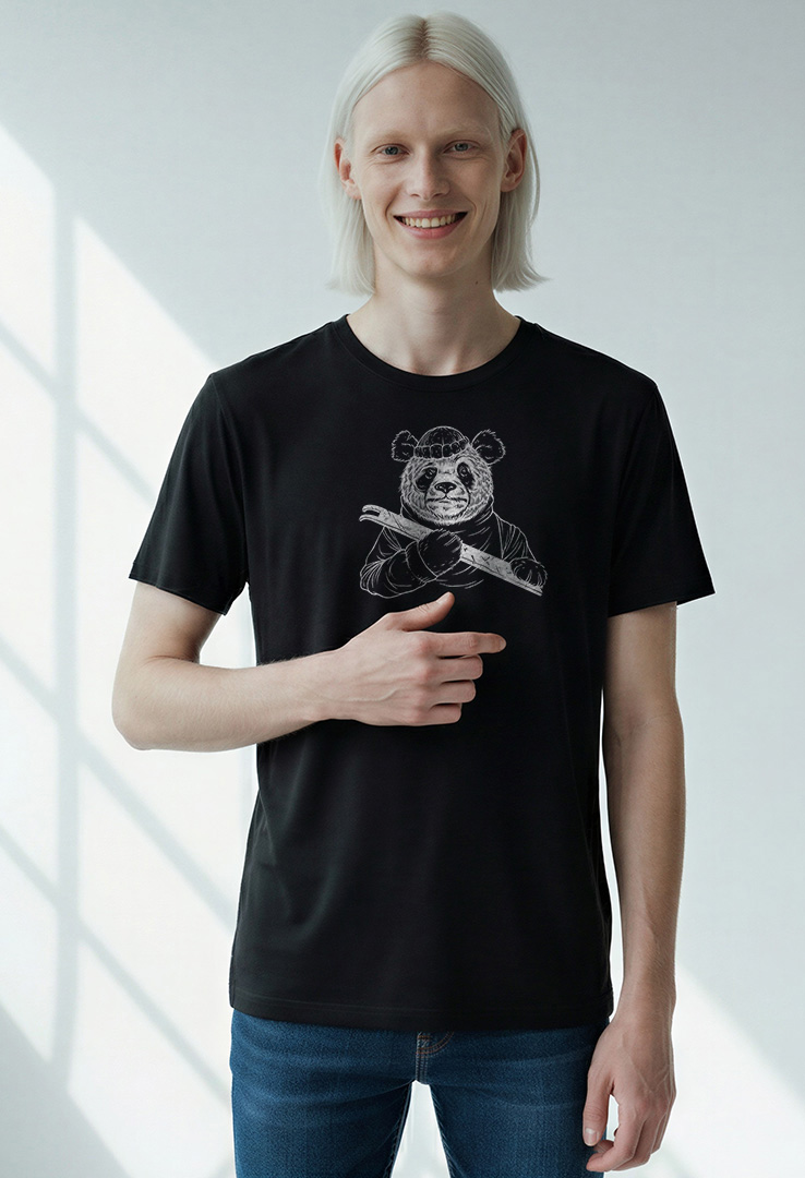 Print T-Shirt Bandito Panda