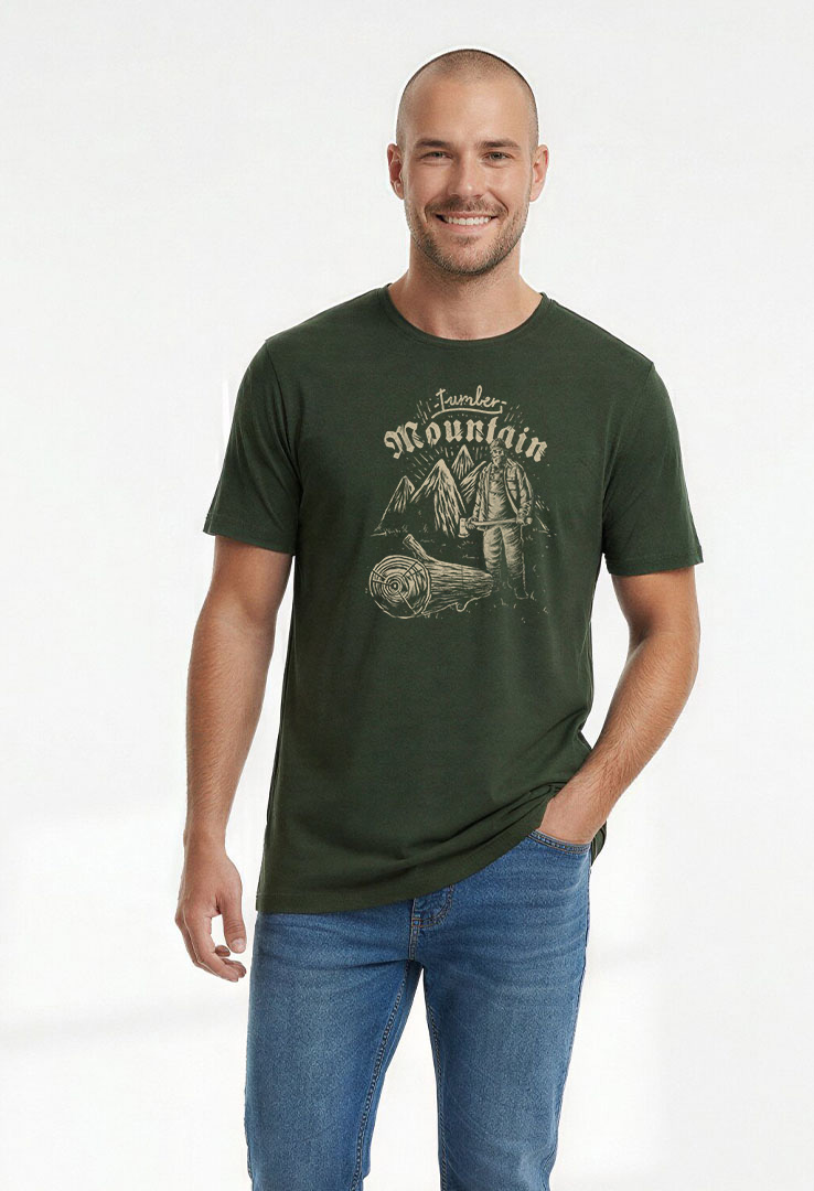 Print T-Shirt Lumber Mountain