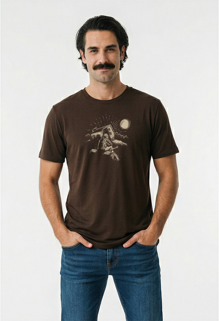 Print T-Shirt Lumber Home