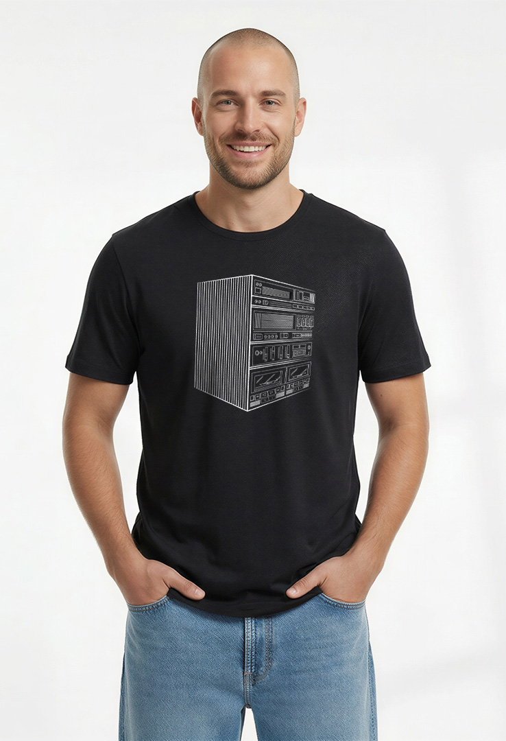 Print T-Shirt Home Music