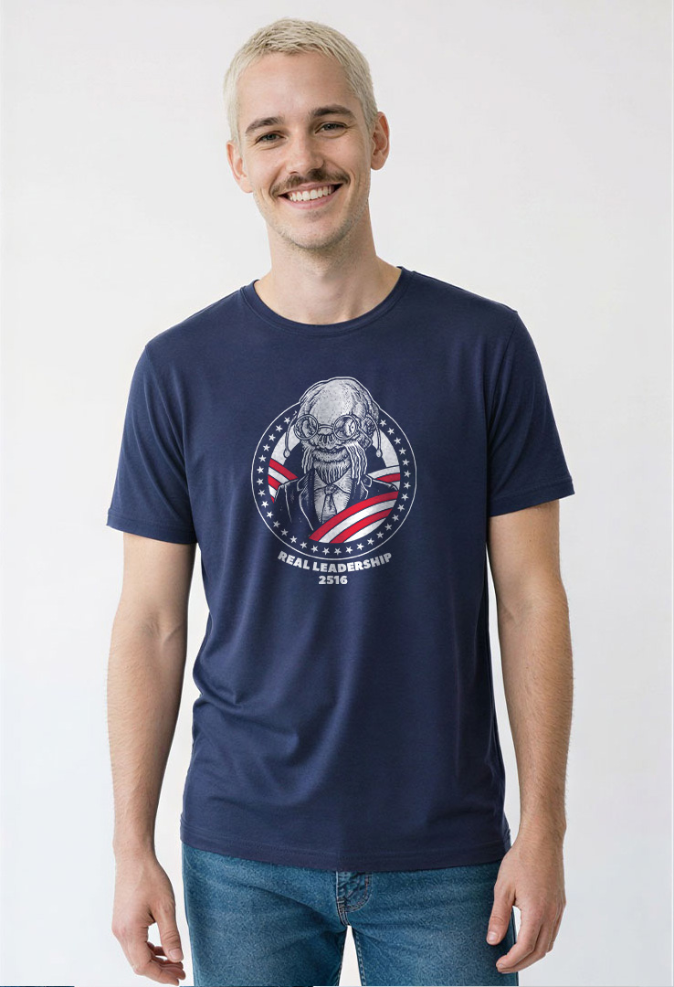 Print T-Shirt Vote real leadership