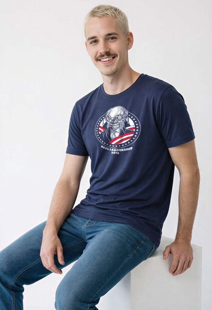 Print T-Shirt Vote real leadership