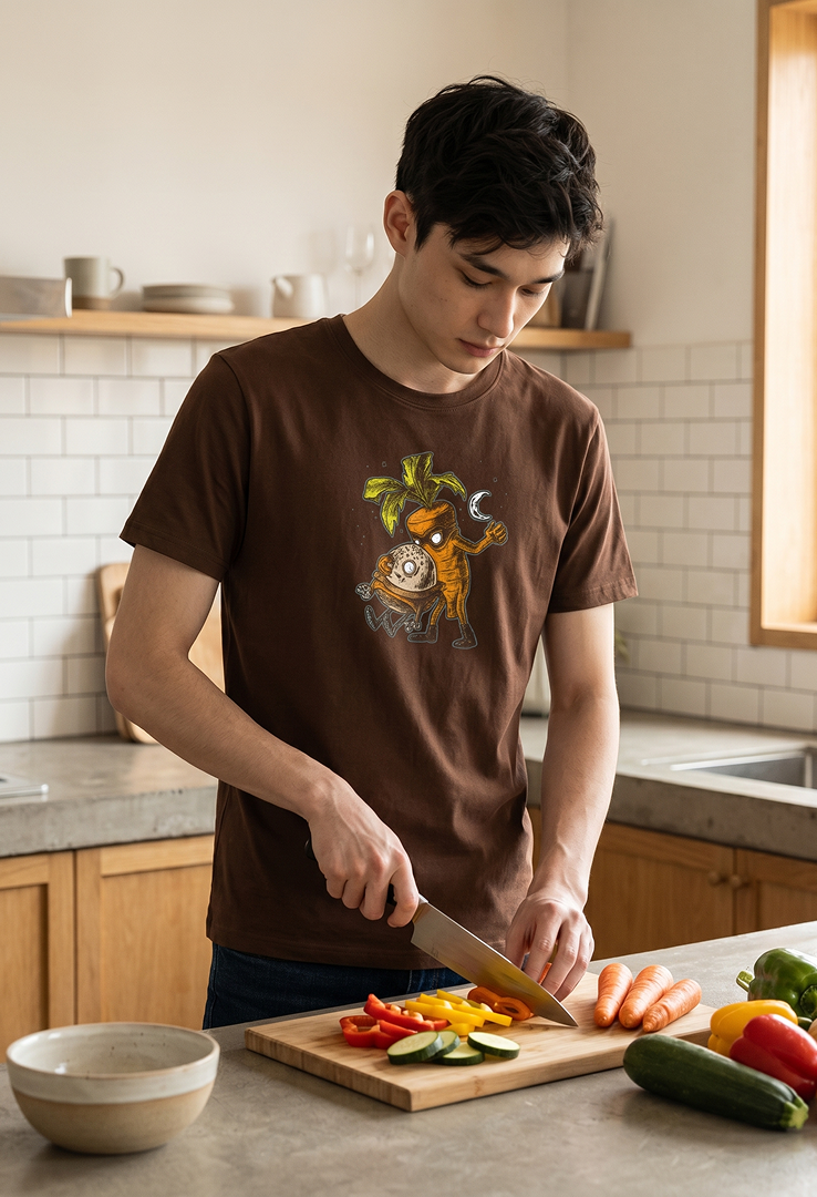 Print T-Shirt Vegan Mafia