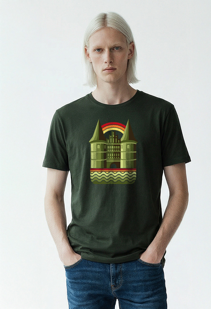 Print T-Shirt Retro Holstentor