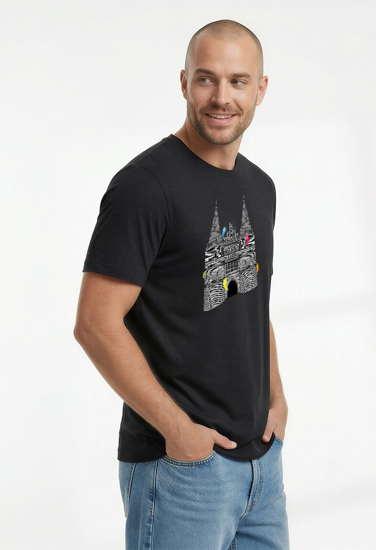 Print T-Shirt Ghost House