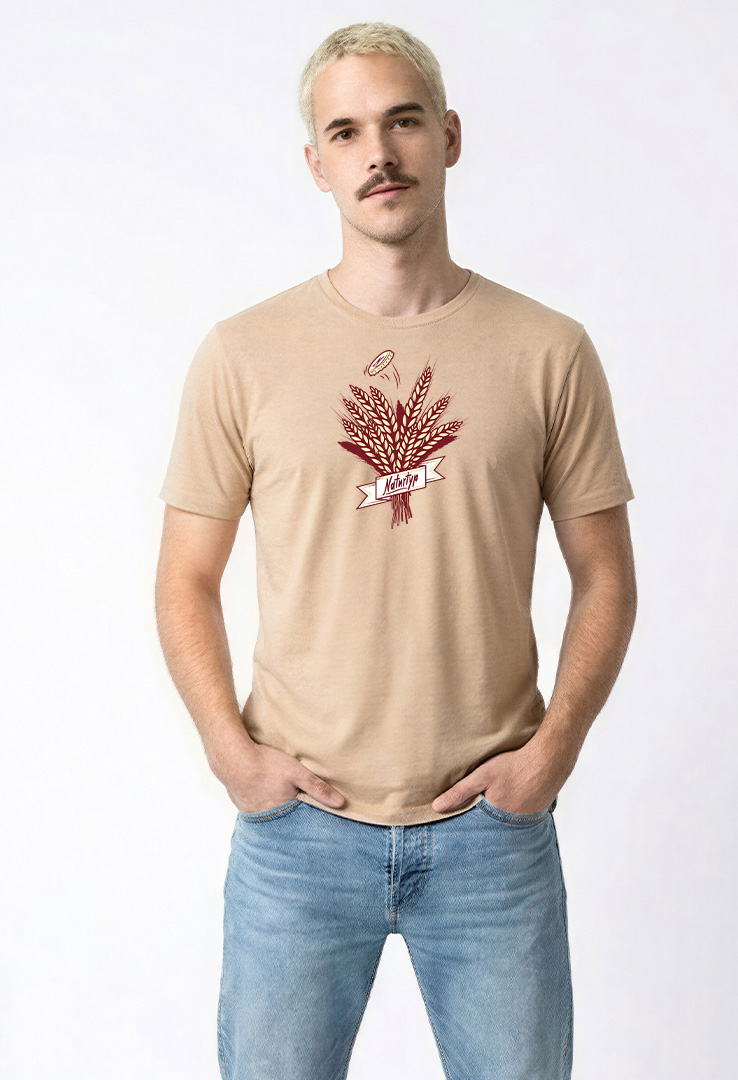 Print T-Shirt Naturtyp