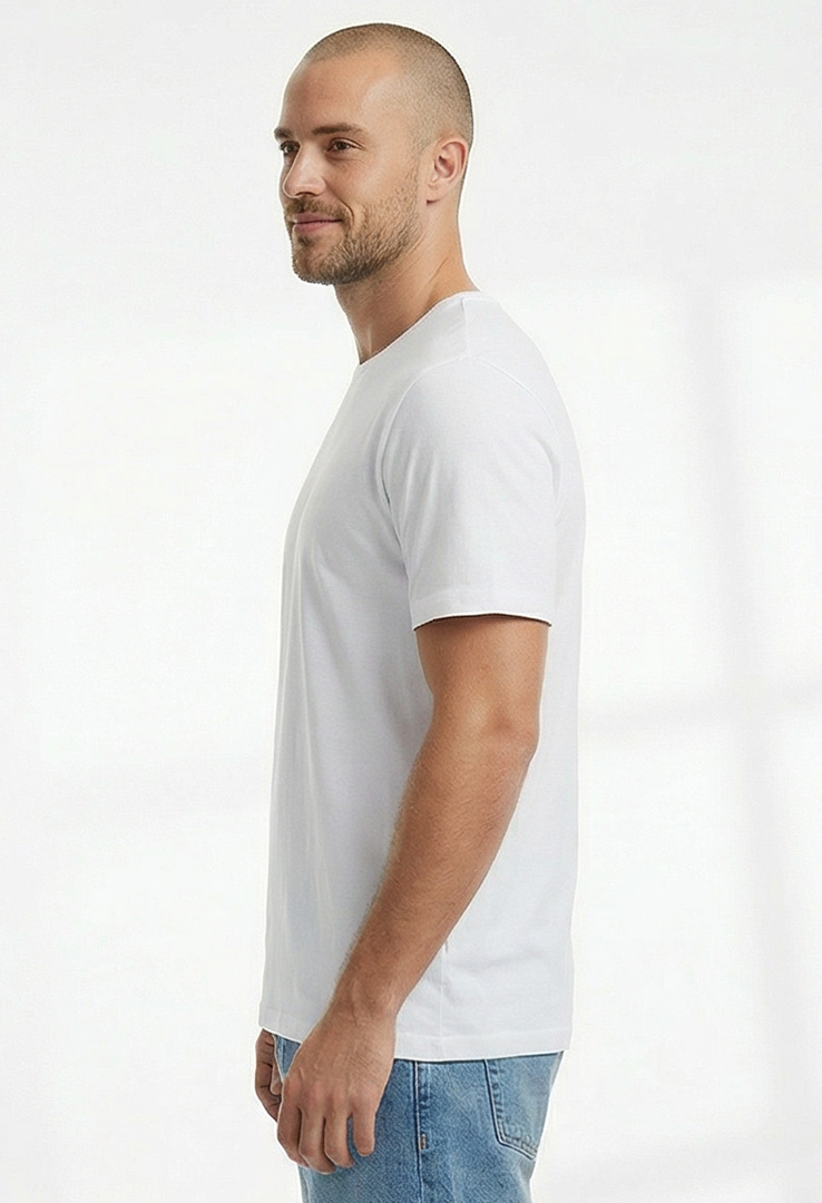 Print T-Shirt Mustache