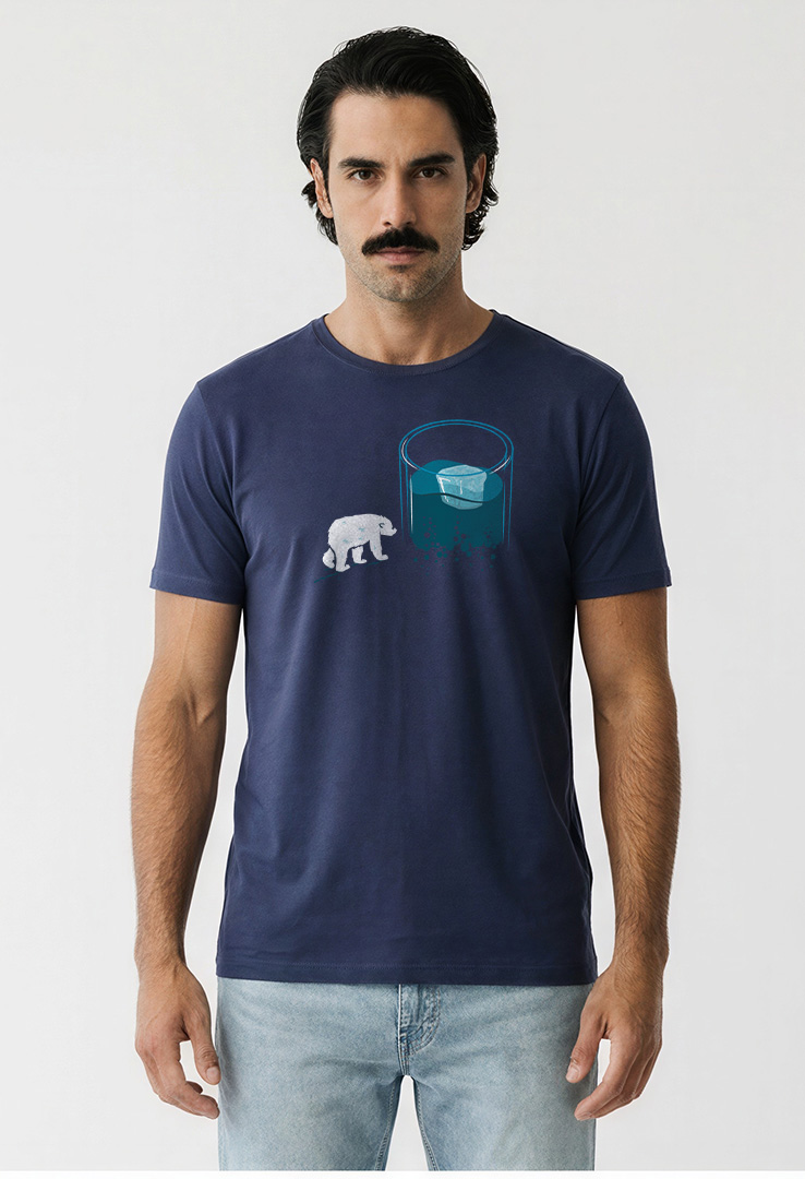 Print T-Shirt Eisbär Exil