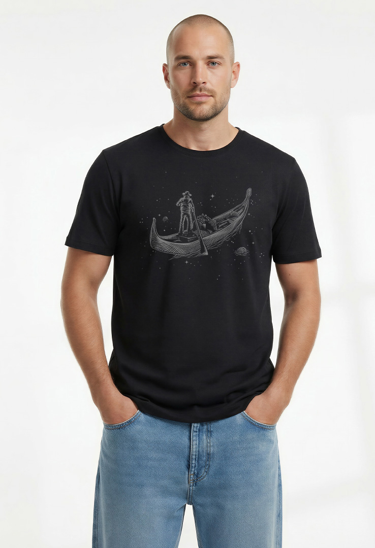 Print T-Shirt Space Gondel