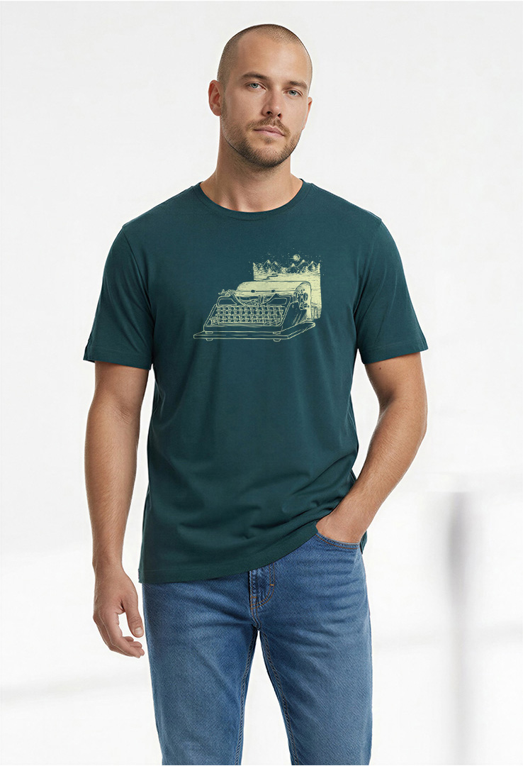 Print T-Shirt Schreibmaschiene